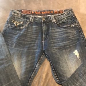 Rock Rival Mens Auden Bootcut Jeans